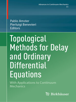 cover image of Topological Methods for Delay and Ordinary Differential Equations